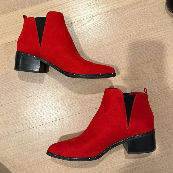 Red and Black Booties - Picture 2 of 6